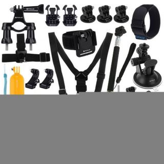 -&nbsp;Puller Accessories Puluz Ultimate Combo Kits for sports cameras PKT16 53 in 1