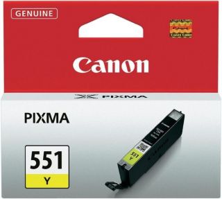 Canon&nbsp;CLI-551Y ink cartridge, yellow