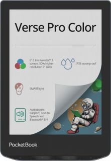 PocketBook&nbsp;E-Reader||Verse Pro Color|6''|1072x1448|1xUSB-C|Wireless LAN|Bluetooth|Dark Blue|PB634K3-1-WW