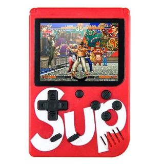 -&nbsp;GameBox R2 8bit Portable Retro Game console with 400 games 3'' LCD with 1x Controler TV RCA cable Red