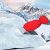 Zāles pļāvēji roboti&nbsp;-&nbsp;OEM Car snow scraper with glove red&nbsp;
