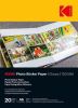 Aksesuāri video/foto&nbsp;Kodak&nbsp;Photo Sticker Paper Gloss 120gsm A6x20  3510652&nbsp;