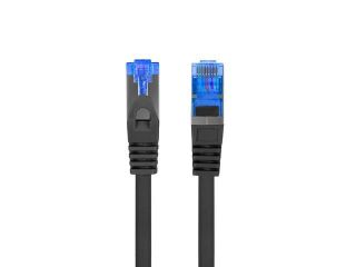 -&nbsp;Lanberg Patchcord Cat.6A S / FTP LSZH CCA Black Fluke Passed | PCF6A-10CC-0050-BK | 0.5 m