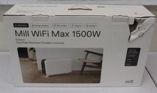 Mill&nbsp;SALE OUT. CO1500MAXWIFI3 Portable Convection Heater with WiFi Gen 3, LED display, Steel fronts, 1500 W, White | Portable Heater | CO1500MAXWIFI3 | Convection Heater | 1500 W | Suitable for rooms up to 14-18 m² | White | DAMAGED PACKAGING | IPX4