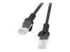 Datoru monitori&nbsp;-&nbsp;Lanberg Patchcord CAT.6 UTP fluke passed | PCU6-10CC-0025-BK | 0.25 m&nbsp;