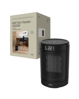 Mill&nbsp;FH1500BLACK | Ceramic fan heater | 1500 W | Suitable for rooms up to 22 m² | Black