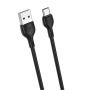 - XO XO cable NB200 USB USB-C 1,0m 2.1A black