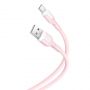 - XO XO cable NB212 USB USB-C 1,0 m 2,1A pink