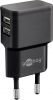 Tīklu ierīces&nbsp;-&nbsp;Goobay Dual USB charger 44951 2.4 A, 2 USB 2.0 female  Type A , Black,...»&nbsp;