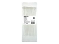 -&nbsp;Qoltec 52195 Zippers 2.5 200 100pcs nylon UV White