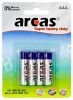 Aksesuāri datoru/planšetes&nbsp;ARCAS&nbsp;AAA / R03, Super Heavy Duty, 4 pc s&nbsp;
