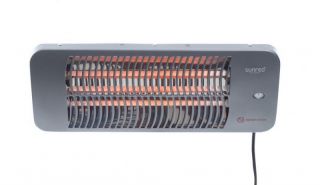 -&nbsp;SUNRED Heater LUG-2000W, Lugo Quartz Wall Infrared, 2000 W, Grey, IP24