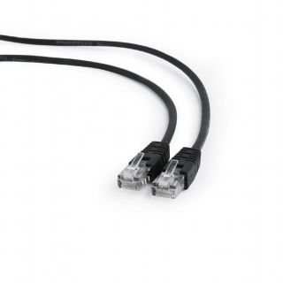 GEMBIRD&nbsp;PATCH CABLE CAT5E UTP 3M / BLACK PP12-3M / BK