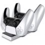 - CP PS5 DualSense Dual Slot Charger Dock Stand for Play Station 5 Controllers with USB-C Black
